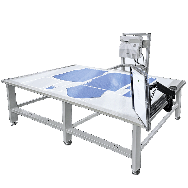 OSHIMA PDP-2000 digital pattern projection QC table
